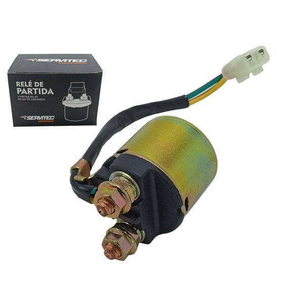 Honda ATV Starter Relay Solenoid Starter Relay Solenoid For Honda ATVs - Fits Recon 250, FourTrax 300, TRX400EX & More (1997-2018 Models) Honda Starter Relay - Foto 11