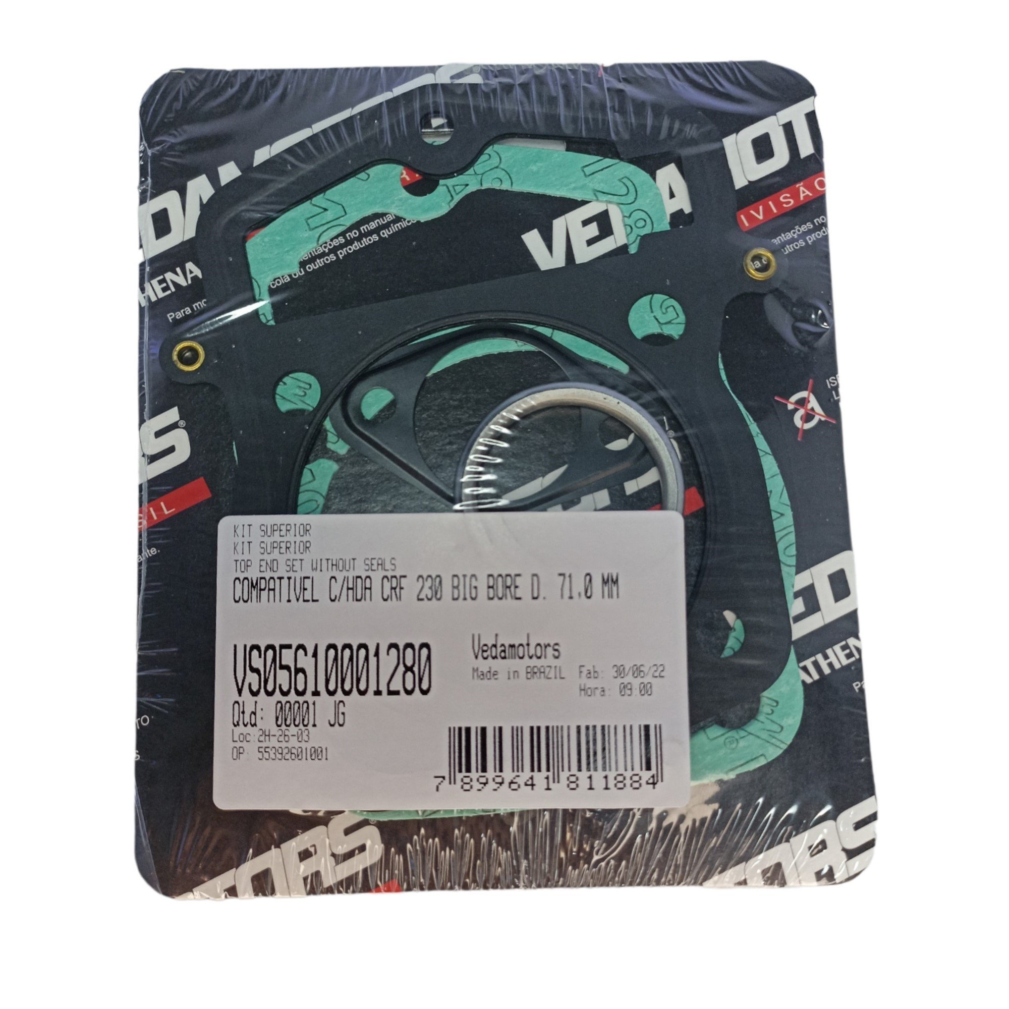 ＧＭ Junta Motor 71mm Honda Crf 230 2003 a 2020 (competição-kit A)