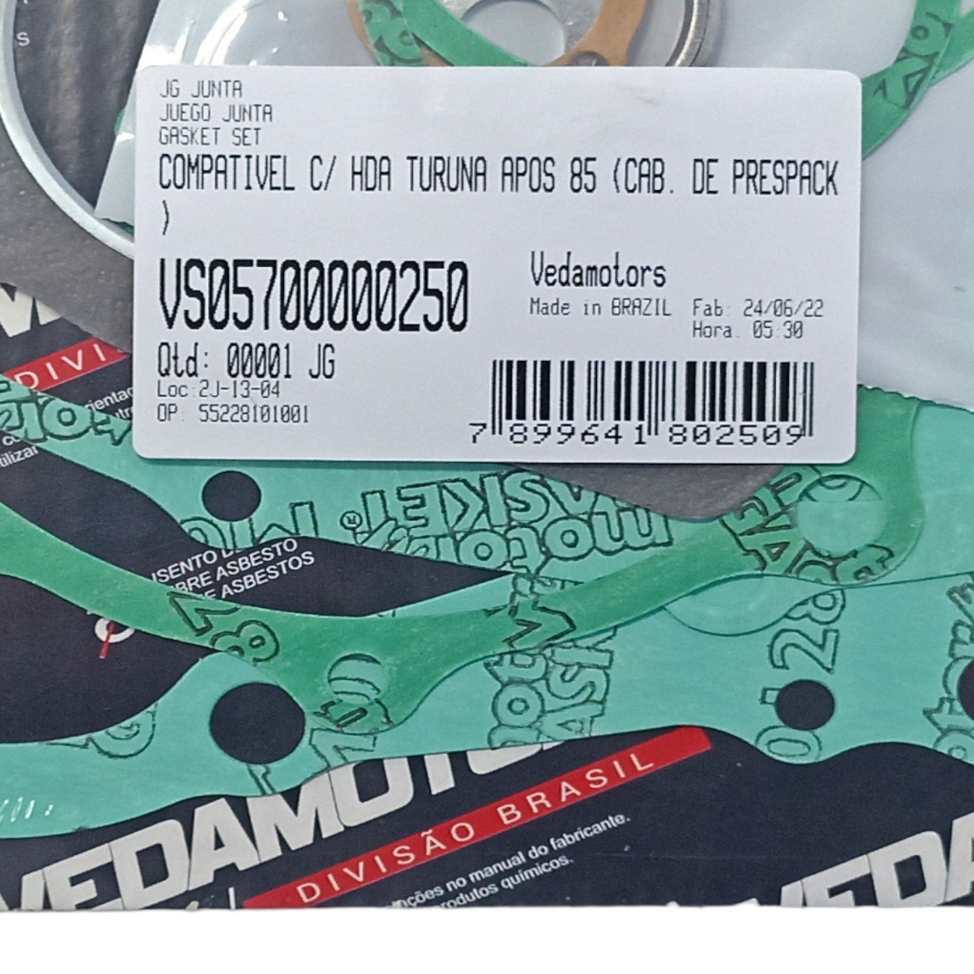 Junta Motor Completa Turuna 125 85 A 1996 Xls 125 1987 A 1996
