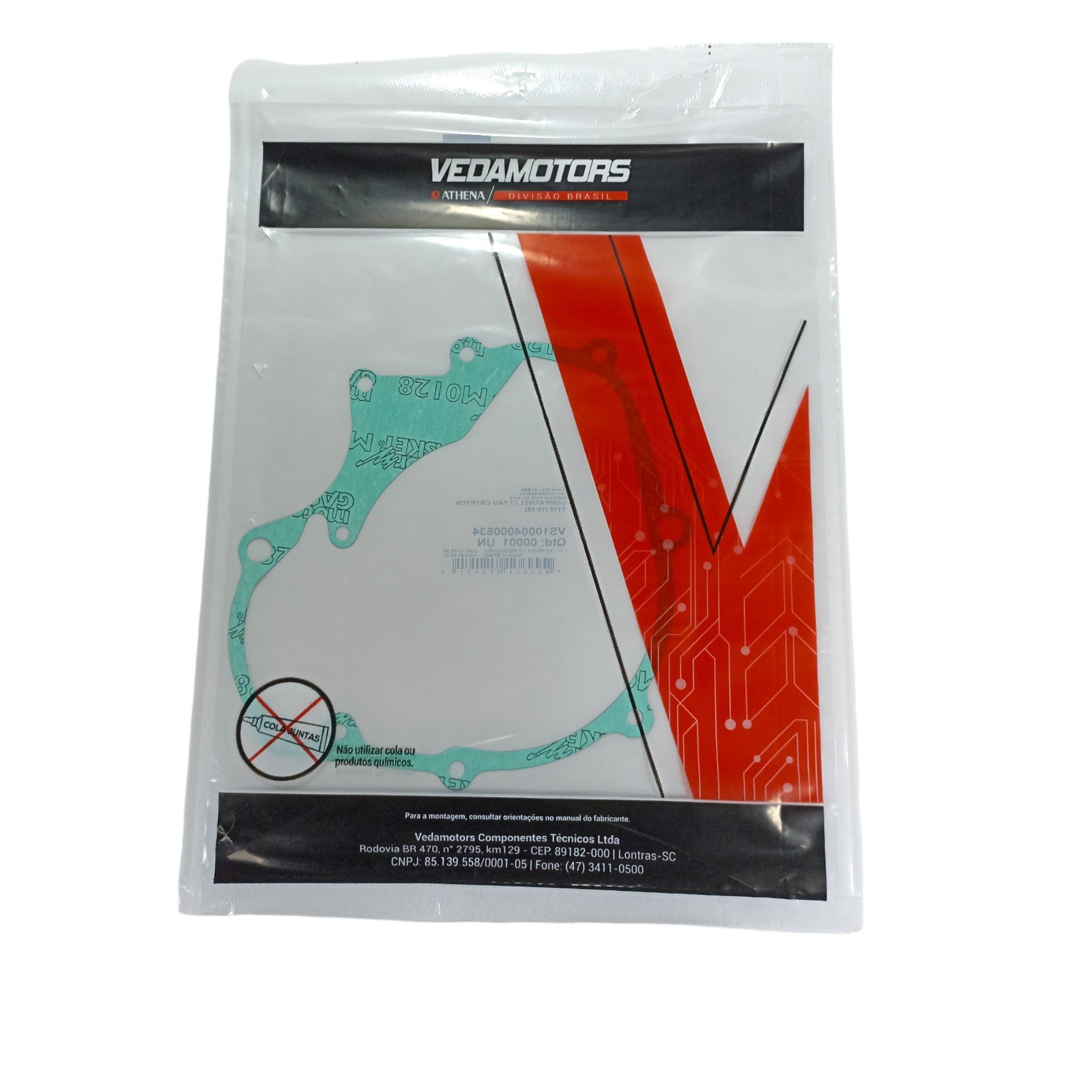 Junta Tampa Lateral Esquerda Crypton 115 2010 2011 2012 2013 2014