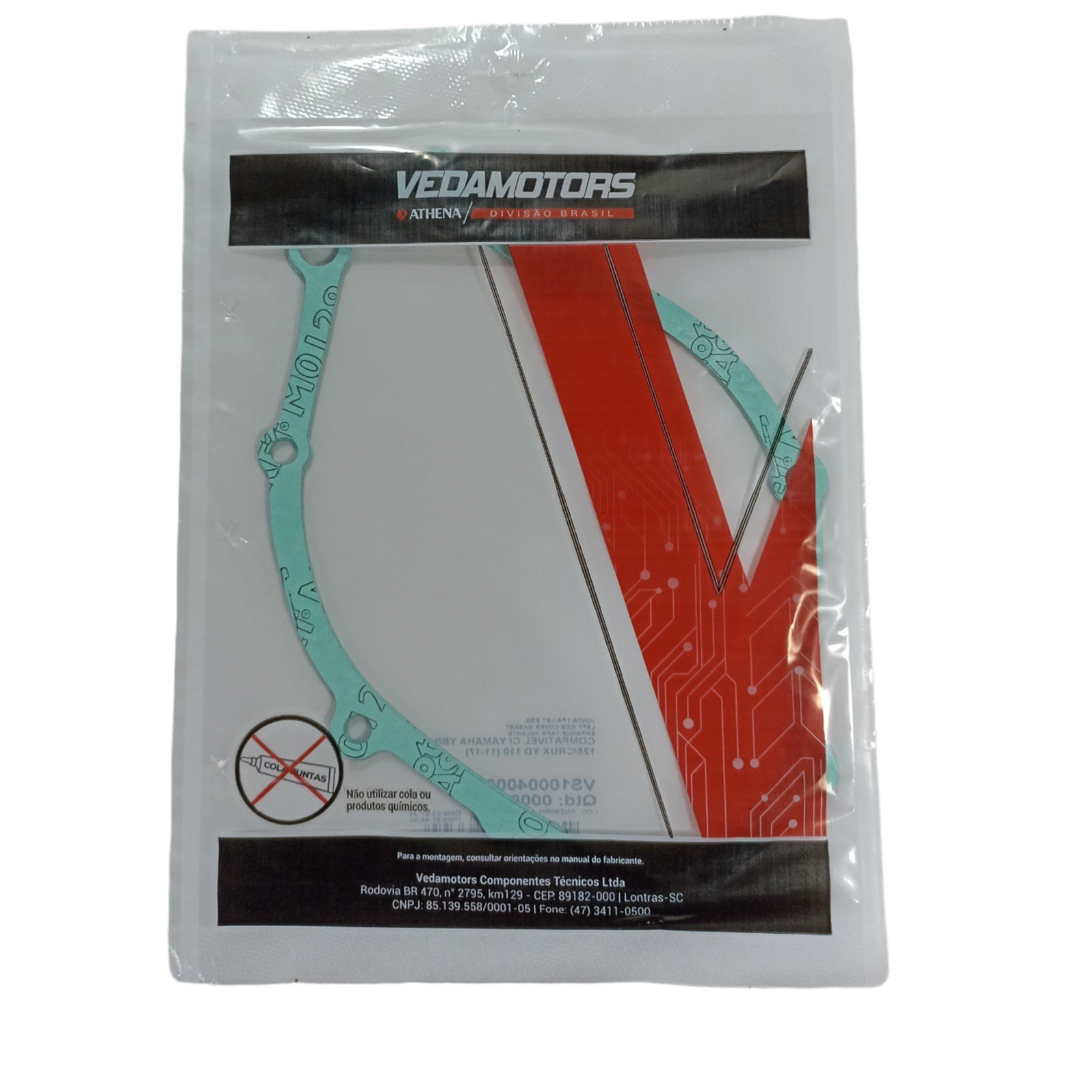 Kit Volante Com Junta Xtz 125 Ybr 125 K 2006 2007 2008 2009 2010