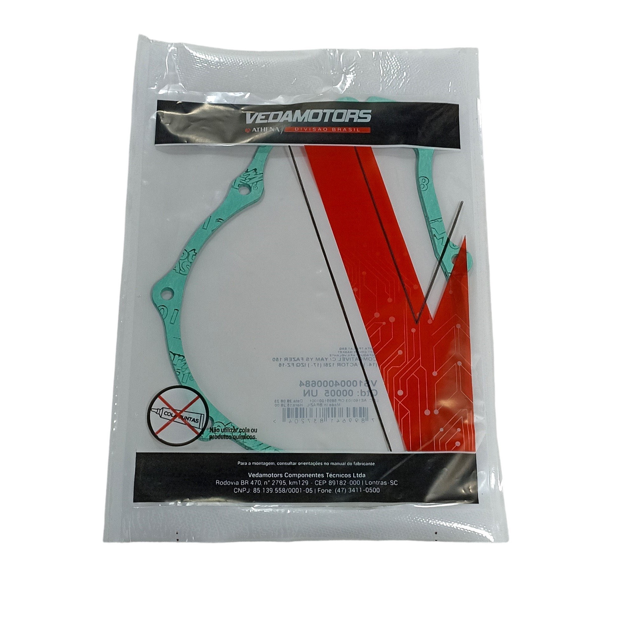 Junta Tampa Lateral Esquerda Ybr 125i Factor 2016 a 2024 Xtz 150