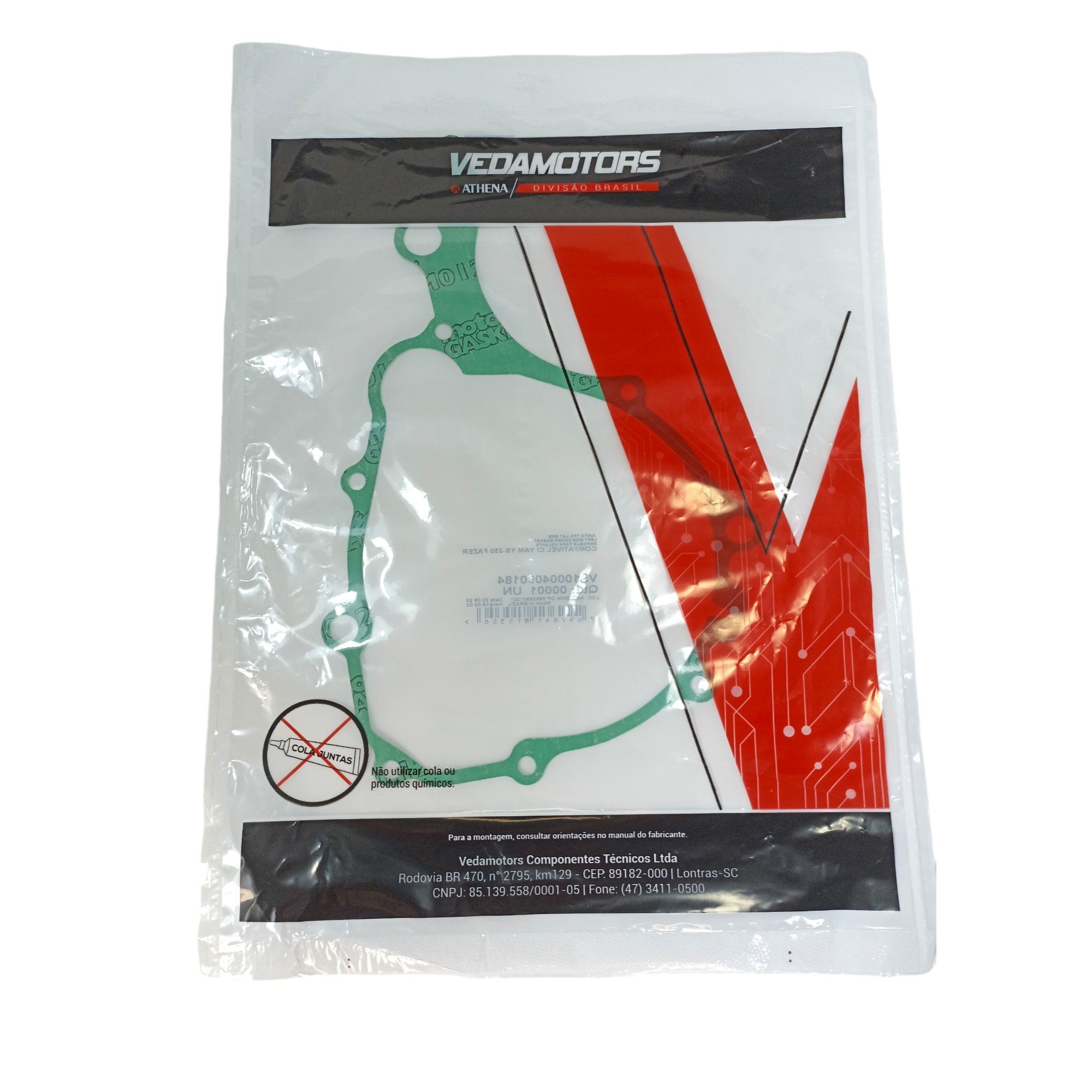 Junta Tampa Lateral Esquerdo Xtz 250 Lander Ys 250 Fazer