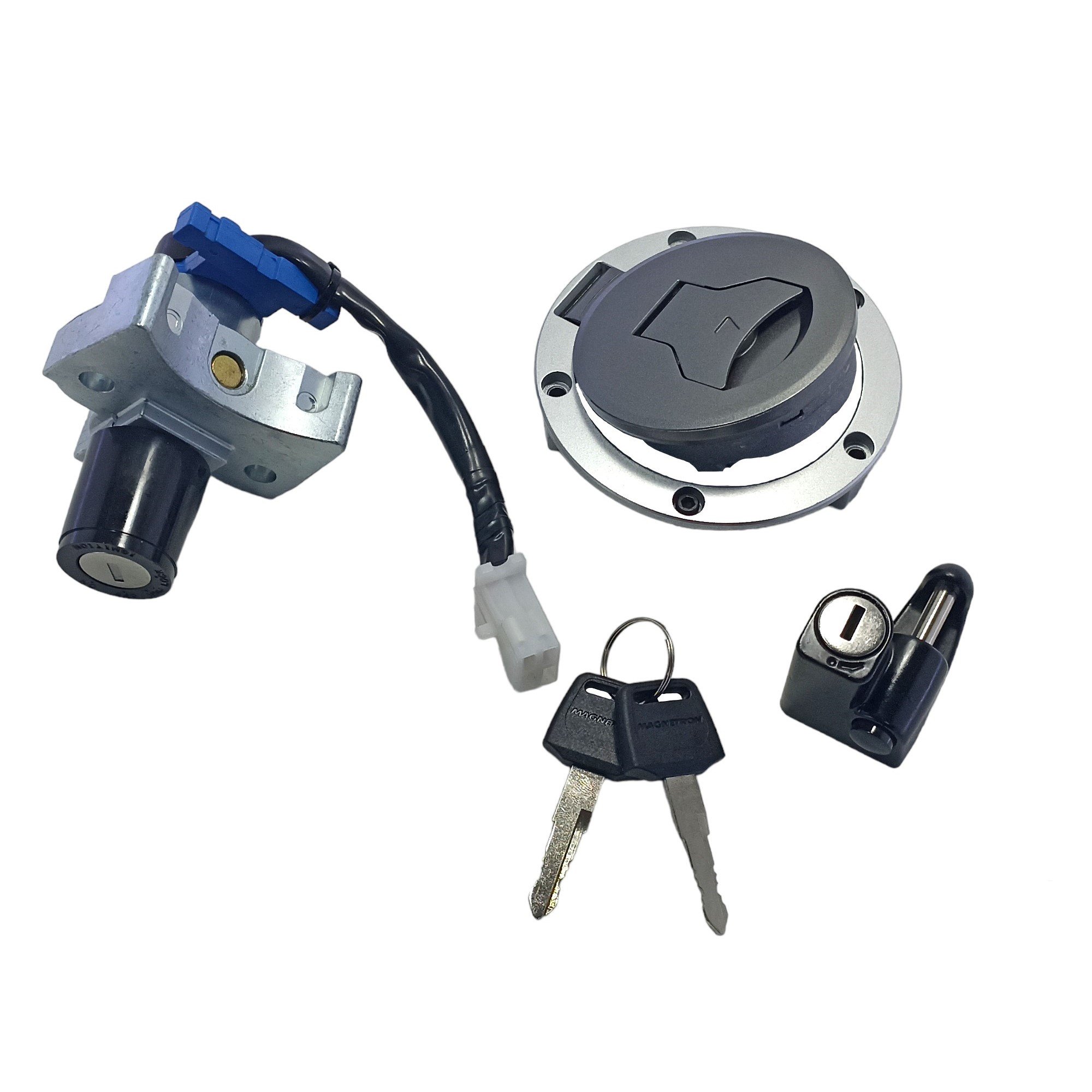 いーぬ Kit Chave De Ignição Nxr 160 Bros 2015 2016 2017 (3 peças) Magnetron