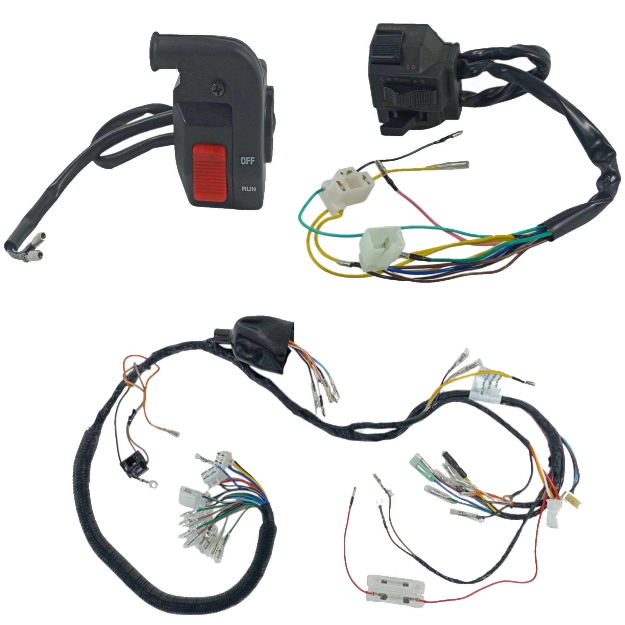 Kit Chicote Completo e Chave Luz e Emergência Dt 180 1992 1993