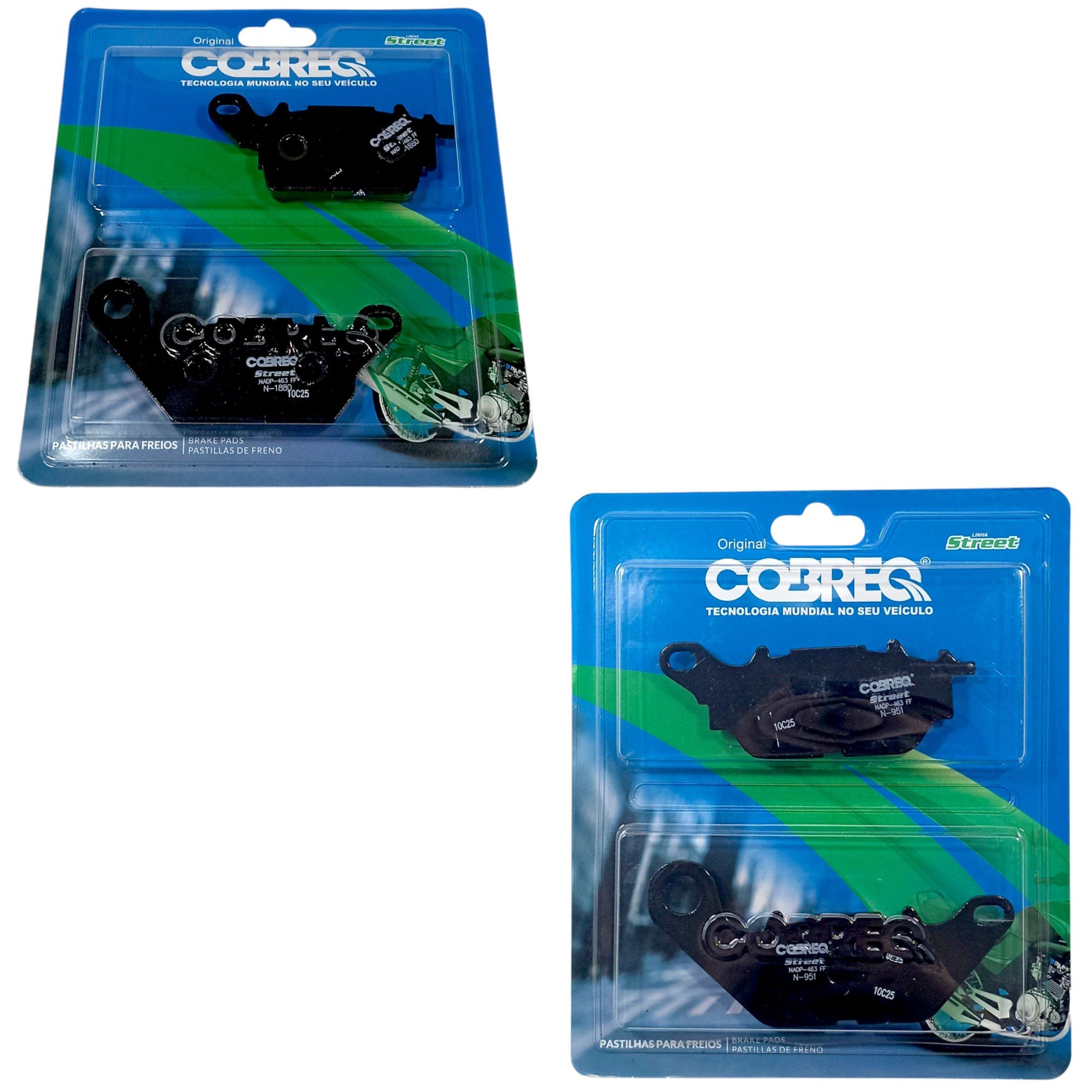 Kit Pastilha Freio DT / TS Nmax 160 Nmax 160 Connected Se Yzf R15